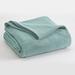 Vellux Fleece Blanket Microfiber/Fleece/Microfiber/Fleece in Green/Gray/Blue | 90 W in | Wayfair 27399031736