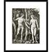 Global Gallery Adam & Eve by Albrecht Durer Framed Painting Print Paper in Green | 23.5 H x 19.98 W x 1.5 D in | Wayfair DPF-372768-16-266