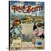 Global Gallery 'Train-Scotte' by H. Gray Vintage Advertisement on Wrapped Canvas in White | 36 H x 25.678 W x 1.5 D in | Wayfair GCS-295750-36-143