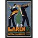 Global Gallery 'Laren 1915' by Jan Willem Sluiter Framed Vintage Advertisement Metal in Black/Indigo | 32 H x 22.81 W x 1.5 D in | Wayfair
