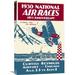 Global Gallery 'National Air Races 1930' Vintage Advertisement on Wrapped Canvas in White | 36 H x 24 W x 1.5 D in | Wayfair GCS-382150-2436-142