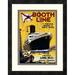 Global Gallery 'Booth Line' by W. Mcdonald Framed Vintage Advertisement Paper in Brown/Yellow | 22 H x 17.25 W x 1.5 D in | Wayfair