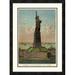 Global Gallery 'Liberty enlightening the world' Framed Vintage Advertisement Paper in Brown | 28 H x 20.74 W x 1.5 D in | Wayfair DPF-375013-22-119