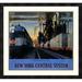 Global Gallery 'New York Central System/Along the Water Level Route' by Leslie Ragan Framed Vintage Advertisement Paper in Gray/Indigo | Wayfair