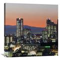 Global Gallery City Skyline, Shinjuku District, Tokyo, Japan (Left) Photographic Print on Wrapped Canvas in White | 36 H x 36 W x 1.5 D in | Wayfair