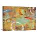 Global Gallery 'Funny Games' by Amber King Painting Print on Wrapped Canvas Metal in Brown/Green/Orange | 24 H x 32 W x 1.5 D in | Wayfair