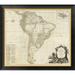 Global Gallery Composite: South America, 1787 by Thomas Kitchin Framed Graphic Art on Canvas Plastic | 30 H x 34 W x 1.5 D in | Wayfair