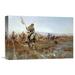 Global Gallery 'The Medicine Man' by Charles M. Russell Painting Print on Wrapped Canvas Canvas | 12 H x 18 W x 1.5 D in | Wayfair