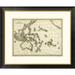 Global Gallery Map of Oceanica, 1839 by Samuel Augustus Mitchell Framed Graphic Art Metal | 26 H x 32 W x 1.5 D in | Wayfair DPF-295176-22-296