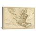 Global Gallery 'North America, As Divided Amongst The European Powers, 1776' Graphic Art Print on Wrapped Canvas Canvas | 21 H x 30 W in | Wayfair