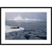 Global Gallery 'Bearded Seal on Ice Floe, Norway' Framed Photographic Print Paper in White | 26 H x 36 W x 1.5 D in | Wayfair DPF-397836-2030-266