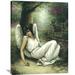 Global Gallery 'The Day Of Rest' by Sambataro Painting Print on Wrapped Canvas Metal in Green/White | 40 H x 30 W x 1.5 D in | Wayfair