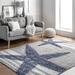 Gray 60 x 0.31 in Area Rug - Thomas Paul Starfish & Striped Rug, Synthetic | 60 W x 0.31 D in | Wayfair BDTP02A-508