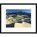 Global Gallery 'Sangre De Cristo Mountains at Great Sand Dunes National Monument, Colorado' Framed Photographic Print Paper in Blue/Yellow | Wayfair