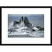 Global Gallery 'Humpback Whale Cooperative Gulp Feeding on Herring School, Southeast Alaska' Framed Photographic Print Paper in Black/Blue | Wayfair