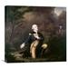 Global Gallery 'George Washington in Prayer at Valley Forge' by Paul Weber Painting Print on Wrapped Canvas in Black/Green/Yellow | Wayfair