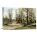 Global Gallery 'The Country Lane' by Hugh Bolton Jones Painting Print on Wrapped Canvas in Brown/Green/Yellow | 20.4 H x 30 W x 1.5 D in | Wayfair