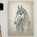 Wexford Home 'Equine Sketch III' by Dmitry Andruz Painting Print on Wrapped Canvas in Brown/Gray | 20 H x 16 W x 2 D in | Wayfair DMA-047-1620