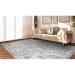 Blue/Navy 110 x 1.81 in Area Rug - Union Rustic Becton Blue/Snow Area Rug Polyester/Polypropylene/Wool | 110 W x 1.81 D in | Wayfair