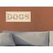 Stupell Industries Dog Breeds Typography Wall Plaque Wood in Brown | 7 H x 17 W x 0.5 D in | Wayfair pwp-114_wd_10x15