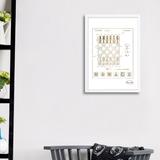 Williston Forge Chess Game & Method 2000 - Picture Frame Print on Paper in Gray/Green | 20.5 H x 14.5 W x 0.5 D in | Wayfair WLFR2338 39940481