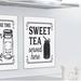 Stupell Industries 'Sweet Tea Served Here' Textual Art Print on Wood in Black/Brown/White | 15 H x 10 W x 0.5 D in | Wayfair kwp-1052_wd_10x15