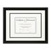 Winston Porter Lampkins 8.5" x 11" Matte Document Picture Frame in White | 12.5 H x 15.5 W x 0.75 D in | Wayfair WNPR8179 42673032