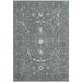 White 24 x 0.63 in Indoor Area Rug - Bungalow Rose Samaniego Oriental Handmade Tufted Wool Opal/Gray Area Rug Viscose/Wool | Wayfair