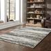 Gray/White 63 x 0.55 in Area Rug - Winston Porter Bobby Power Loom Ash/Charcoal Rug Nylon/Polypropylene | 63 W x 0.55 D in | Wayfair