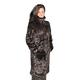 Ladies Brown Funnel Neck Boutique Faux Fur Winter Coat UK Made (12)