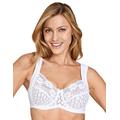 Miss Mary of Sweden Jacquard & Lace Underwired Bra with Side Support White