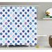 Isabelle & Max™ Acel Vintage Polka Dots Single Shower Curtain Polyester | 70 H x 69 W in | Wayfair 3E9C85B9410047799E00B9E5893D2271