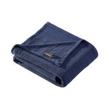 Eddie Bauer Herringbone Cotton Reversible Blanket Cotton in Blue | 90 W in | Wayfair 222730