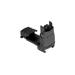 Mission First Tactical Top Mounted Deployable Rear Sight Black BUPSWR