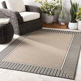 Brown/Gray 105 x 0.01 in Area Rug - Ebern Designs Devries Camel/Gray Area Rug Polypropylene | 105 W x 0.01 D in | Wayfair