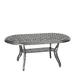 Woodard Casa Metal Outdoor Coffee Table Metal in Gray | 19 H x 24 W x 44 D in | Wayfair 3Y45BT-72