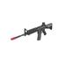 Laser Ammo KWA LM4 RIS Recoil Enabled Airsoft Training AR15 Riflew/Red Visible Laser Flash Adapter Large AR15-RIS