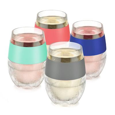 Set of 4 FREEZE Assorted Cooling Wine Glasses - Frontgate