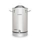 Klarstein Maischfest Fermenting Kettle - 30 Litre, Fermentation Tube, No Reaction with The Brewing, No Taste Changes, Pressure Equalization, Drain Tap, 304 Stainless Steel, Silver