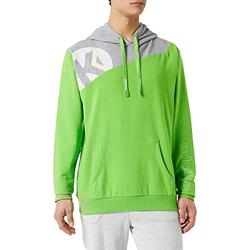 Kempa Kinder Core 2.0 Hoodie, Hope grün/Dark grau melan, 116