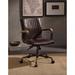 17 Stories Demarest Task Chair Upholstered/Metal in Black/Brown | 39 H x 22 W x 26 D in | Wayfair 0C4B8F53C72B4380B93DCEFC3A7D05D9