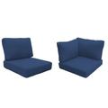 TK Classics Miami 15 Piece Outdoor Cushion Set Acrylic in Blue | 6 H in | Wayfair CUSHIONS-MIAMI-08B-NAVY