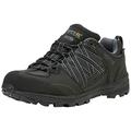 Regatta Mens Samarid II Low Walking Shoes - Black/Granite - 10 UK