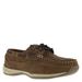 Rockport Works World Tour Steel Toe Boat Shoe - Mens 9 Brown Oxford Medium