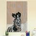 Harriet Bee 'Bonjour Zebra' Canvas Art Canvas, Solid Wood in Black | 45 H x 30 W in | Wayfair 9F11577DEB964A7D81E60A06FFA5AB9E