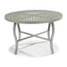 Red Barrel Studio® Dinan Extruded Aluminum Dining Table Metal in Gray | 28.75 H x 48 W x 48 D in | Outdoor Dining | Wayfair