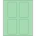 3 x 5 Pastel Green Labels for Laser Printers Inkjet Printers or Copier Machines. (GL3050PG)