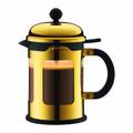 BODUM "Chambord" 4 Cup French Press Coffee Maker, Gold, 0.5 Litre