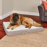 Quiet Time MidWest Homes for Pets Double-Thick Orthopedic Donovan Dog Bed /Fleece in White/Black/Brown | 5 H x 47 W x 35 D in | Wayfair DO3648MRD