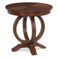 Fairfield Chair Belmont Pedestal End Table Wood in Brown | 25 H x 26 W x 26 D in | Wayfair 8105-CS